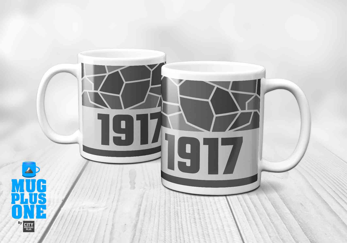 1917 Year Mug (11oz, Melange Grey)