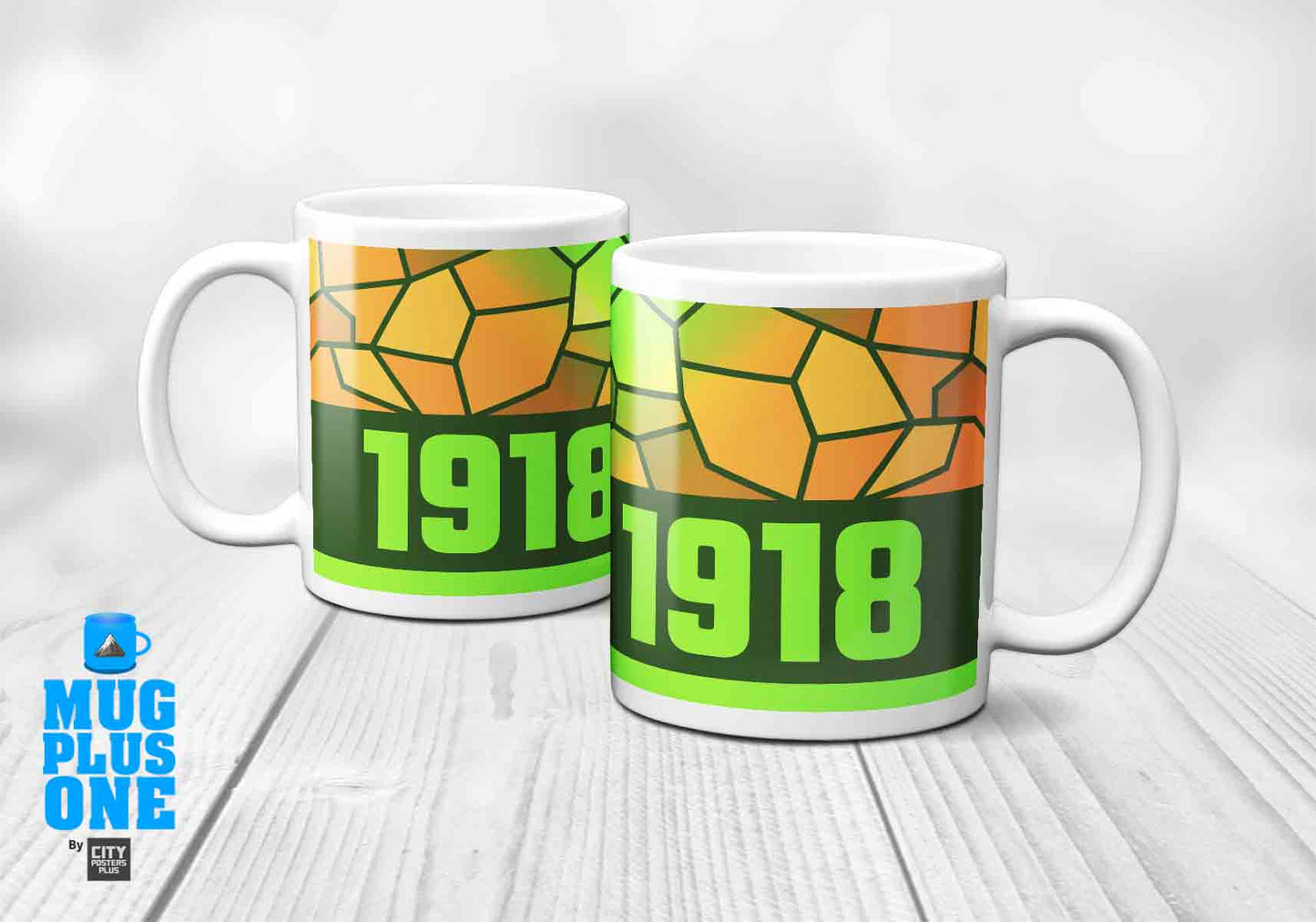 1918 Year Mug (11oz, Olive Green)