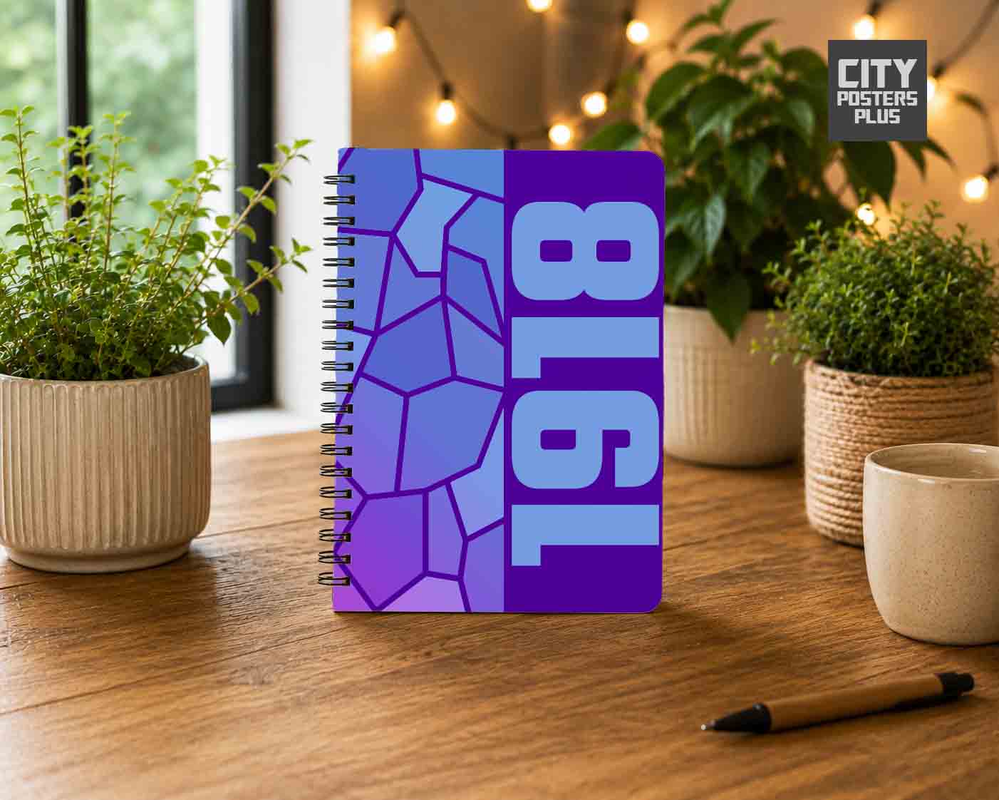 1918 Year Notebook (Purple)