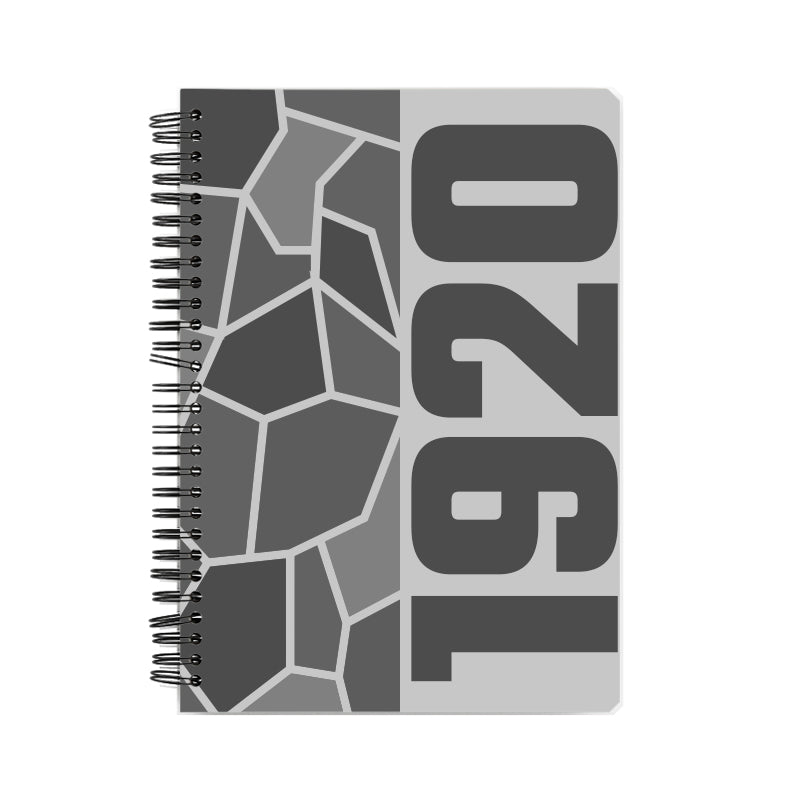 1920 Year Notebook (Melange Grey)