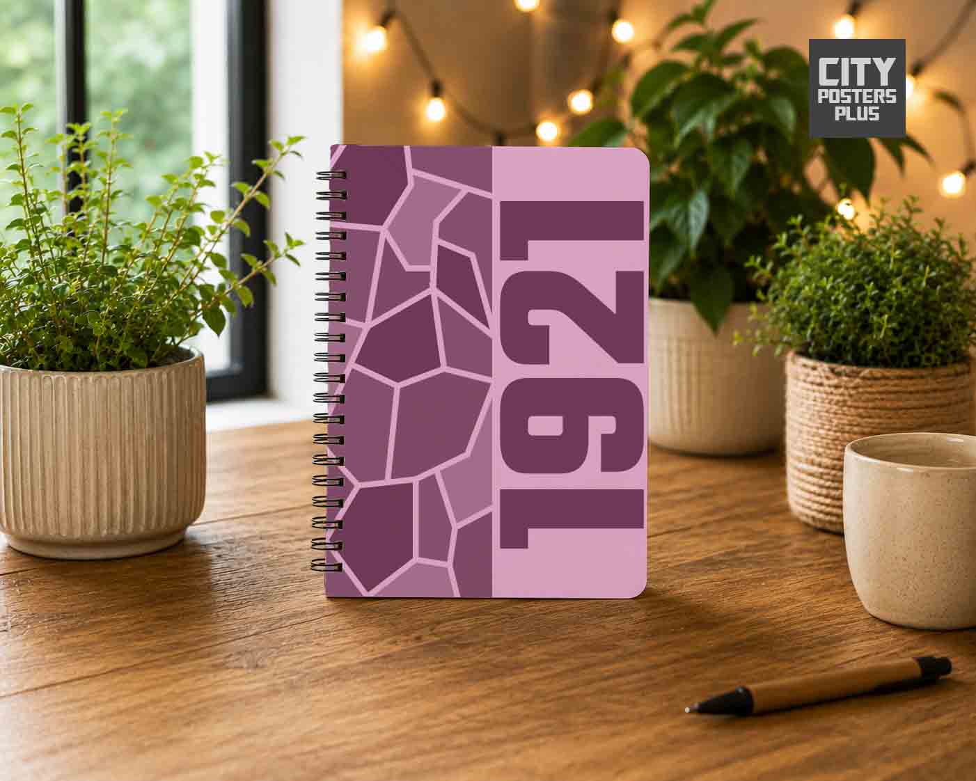 1921 Year Notebook (Light Pink)