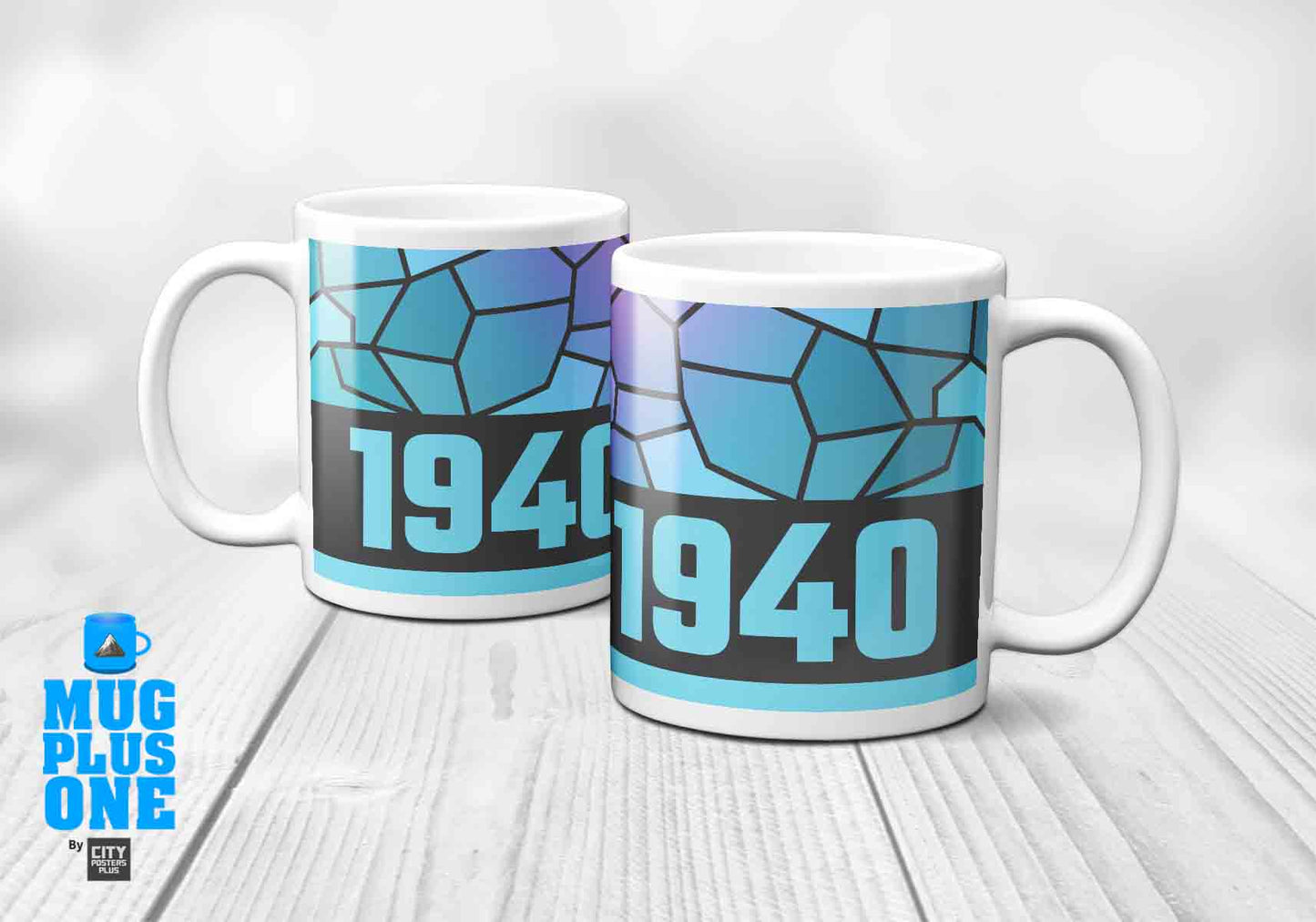 1940 Year Mug (11oz, Charcoal Grey)