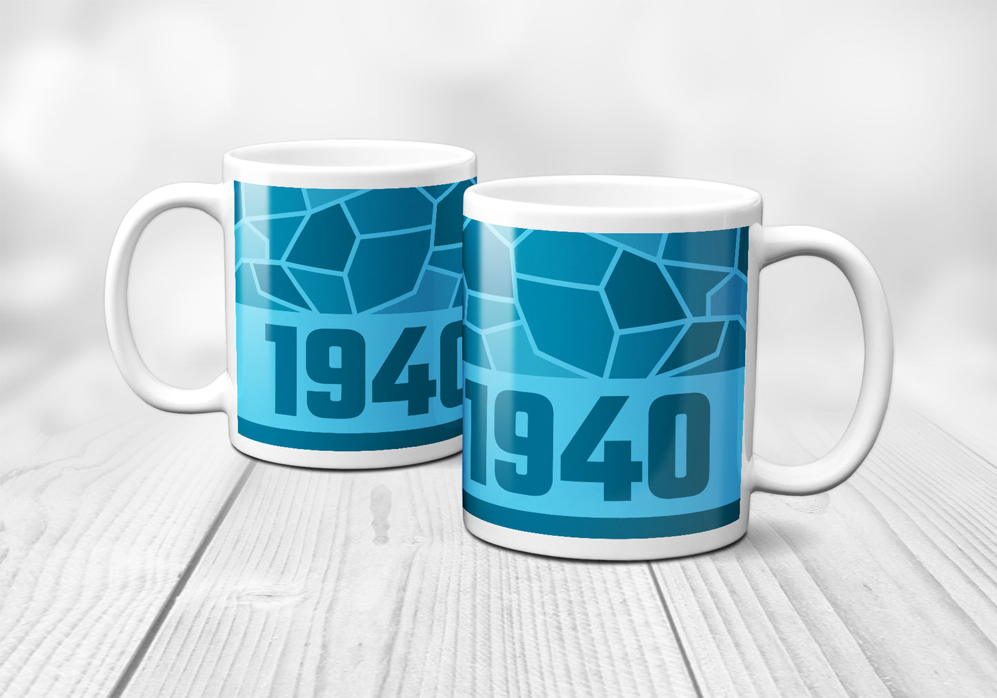 1940 Year Mug (11oz, Sky Blue)