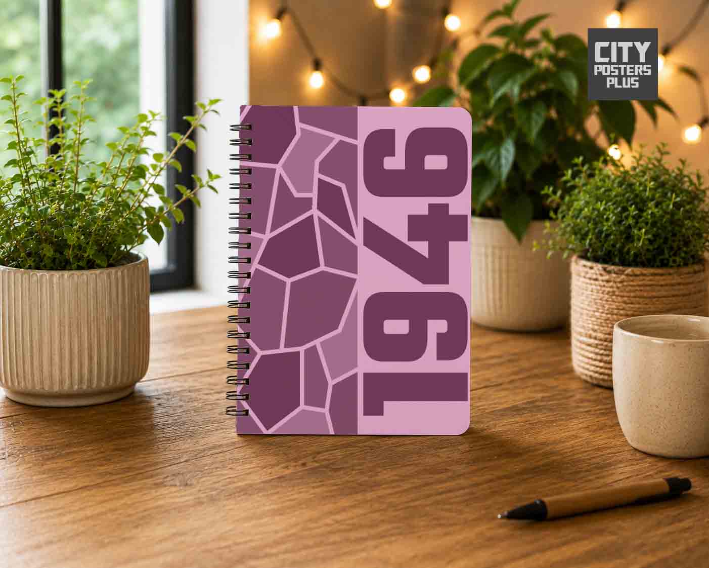 1946 Year Notebook (Light Pink)