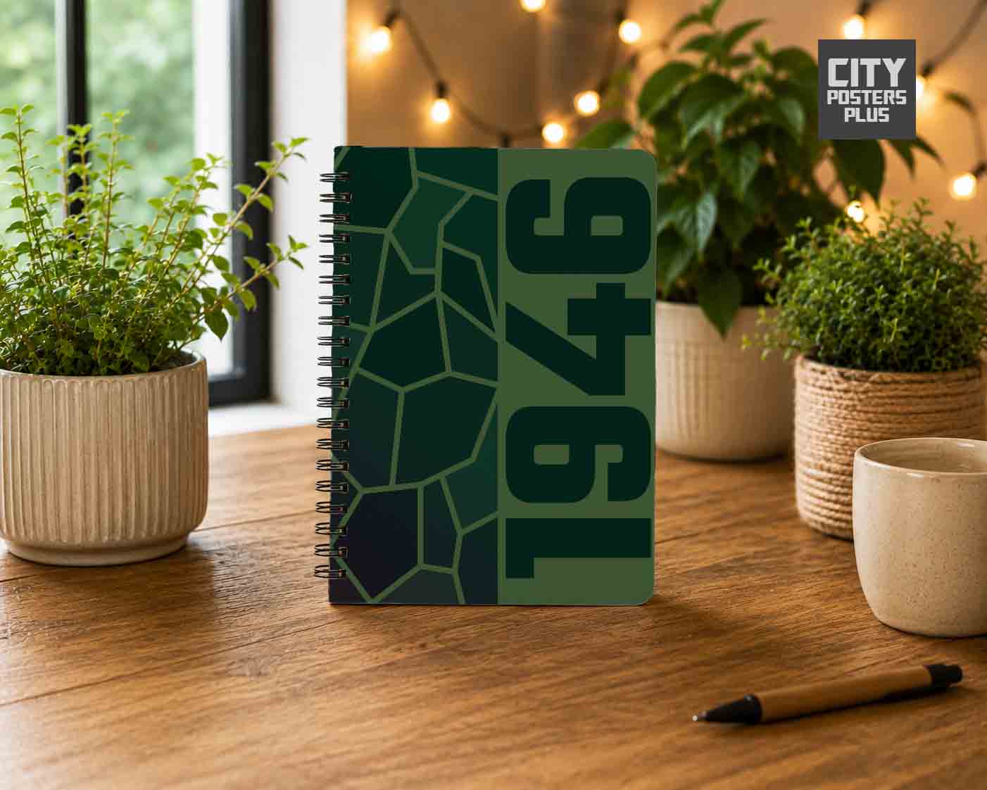 1946 Year Notebook (Olive Green)