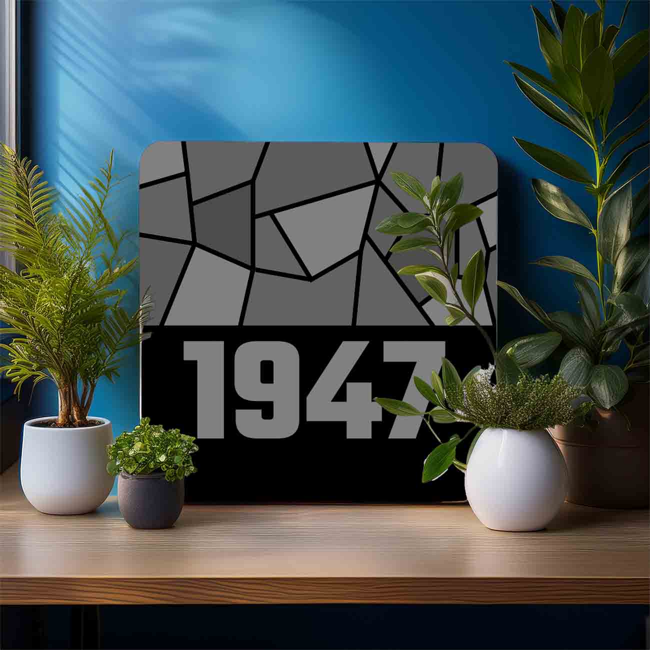 1947 Year Mousepad (Black)