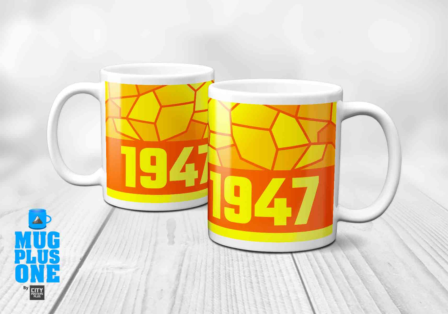 1947 Year Mug (11oz, Orange)