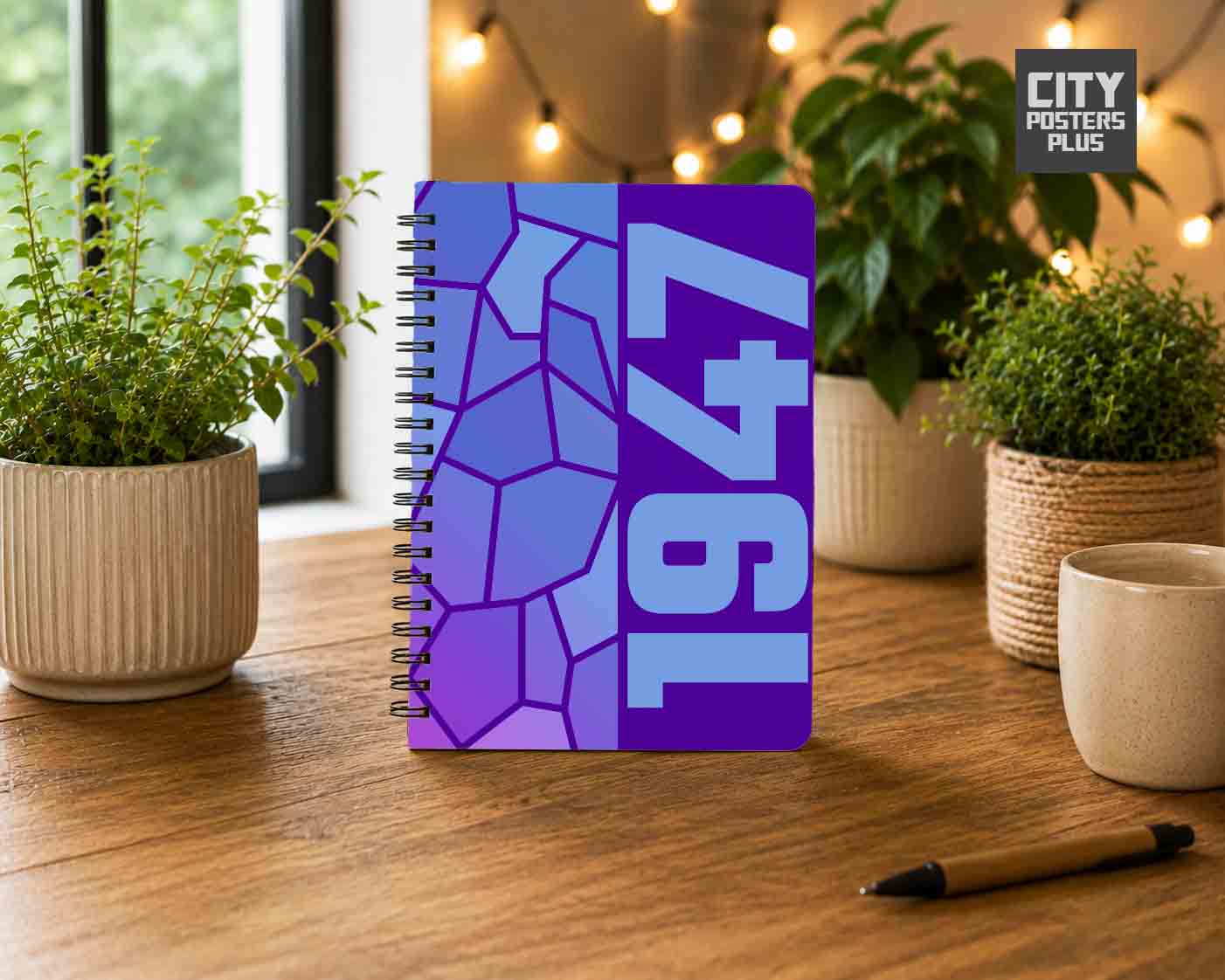 1947 Year Notebook (Purple)