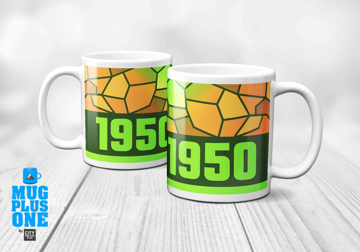 1950 Year Mug (11oz, Olive Green)