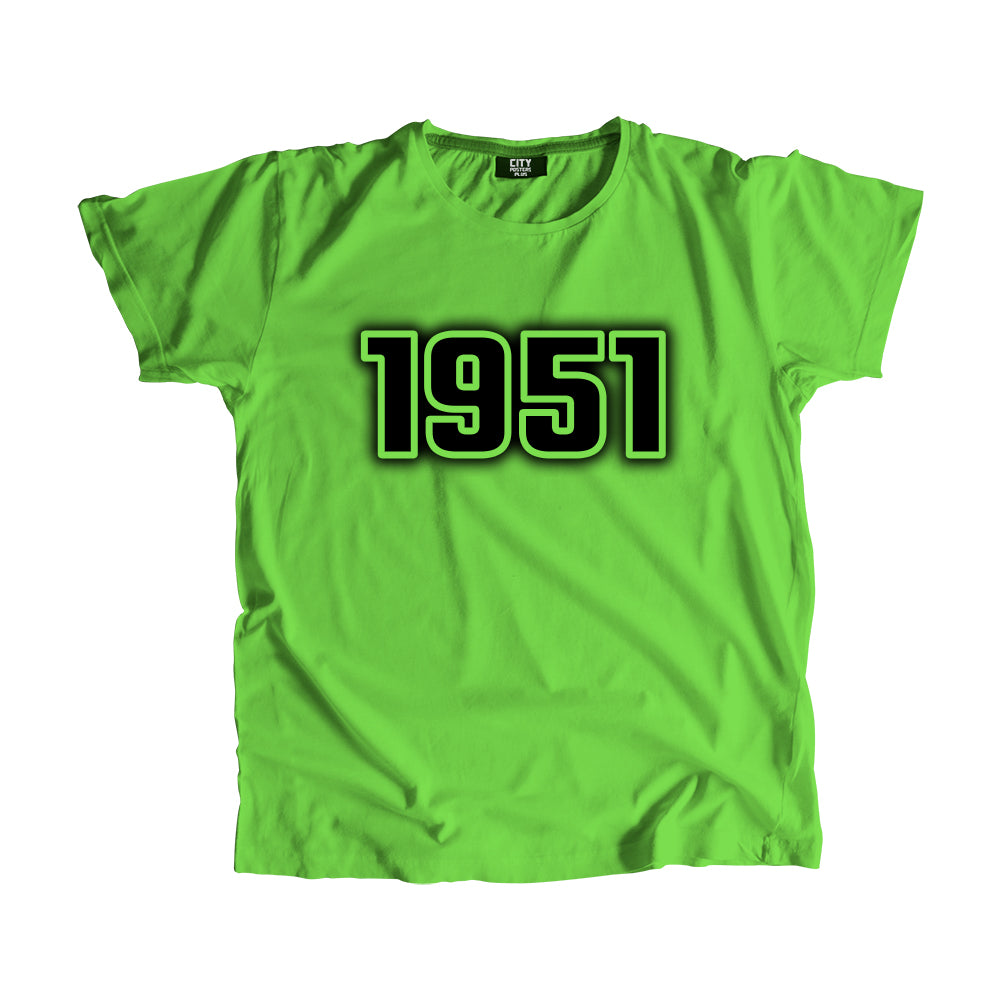 1951 Vintage Heritage Year Men Unisex T-Shirt (Liril Green)