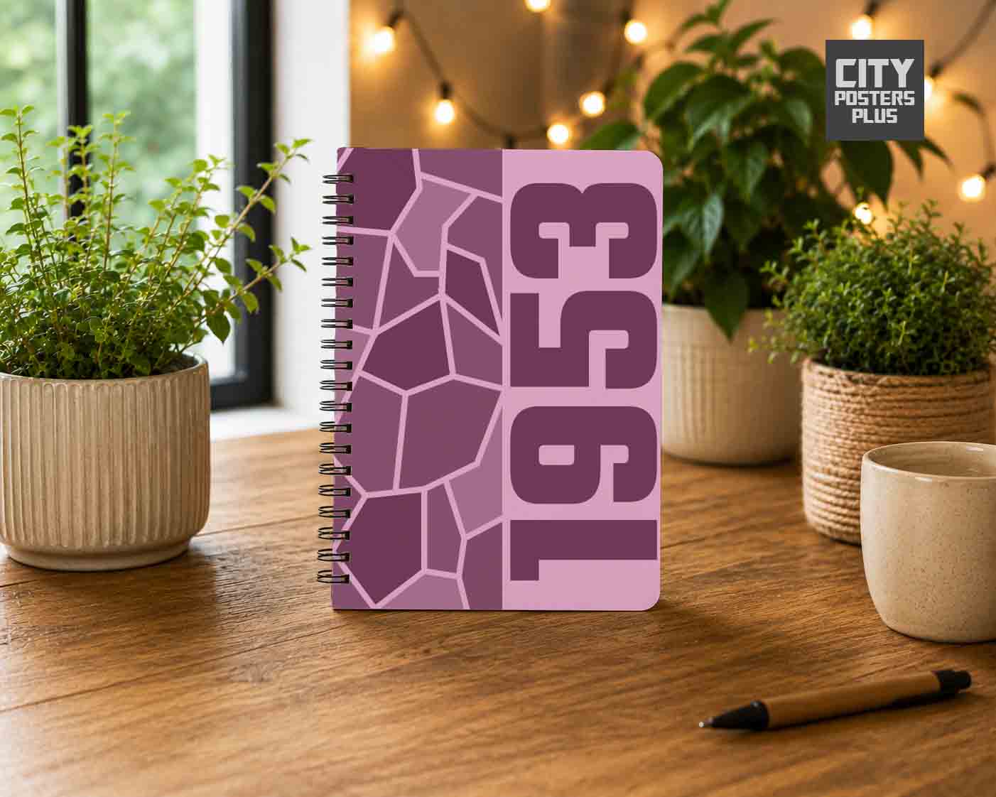 1953 Year Notebook (Light Pink)