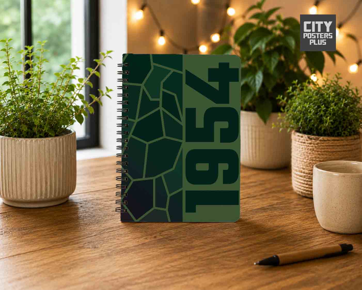 1954 Year Notebook (Olive Green)