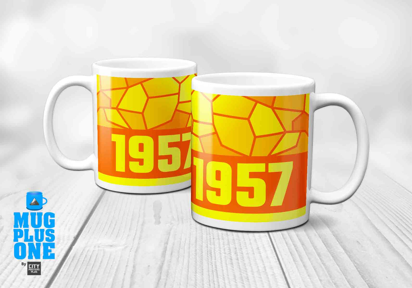 1957 Year Mug (11oz, Orange)