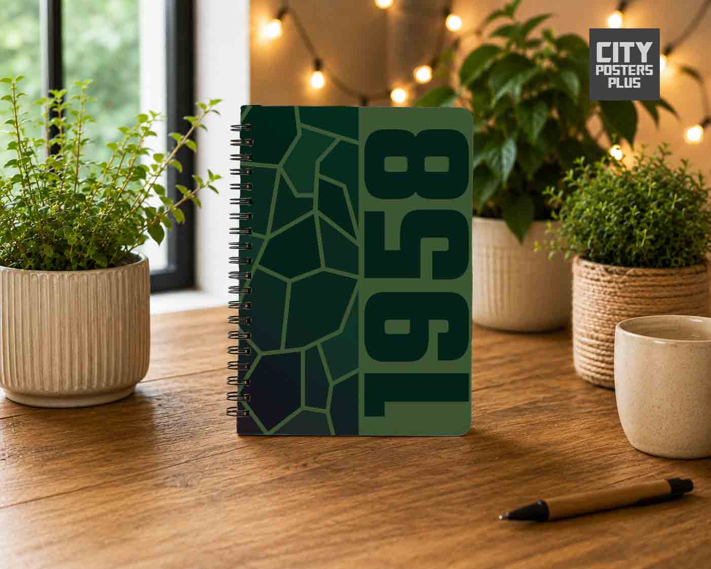 1958 Year Notebook (Olive Green)
