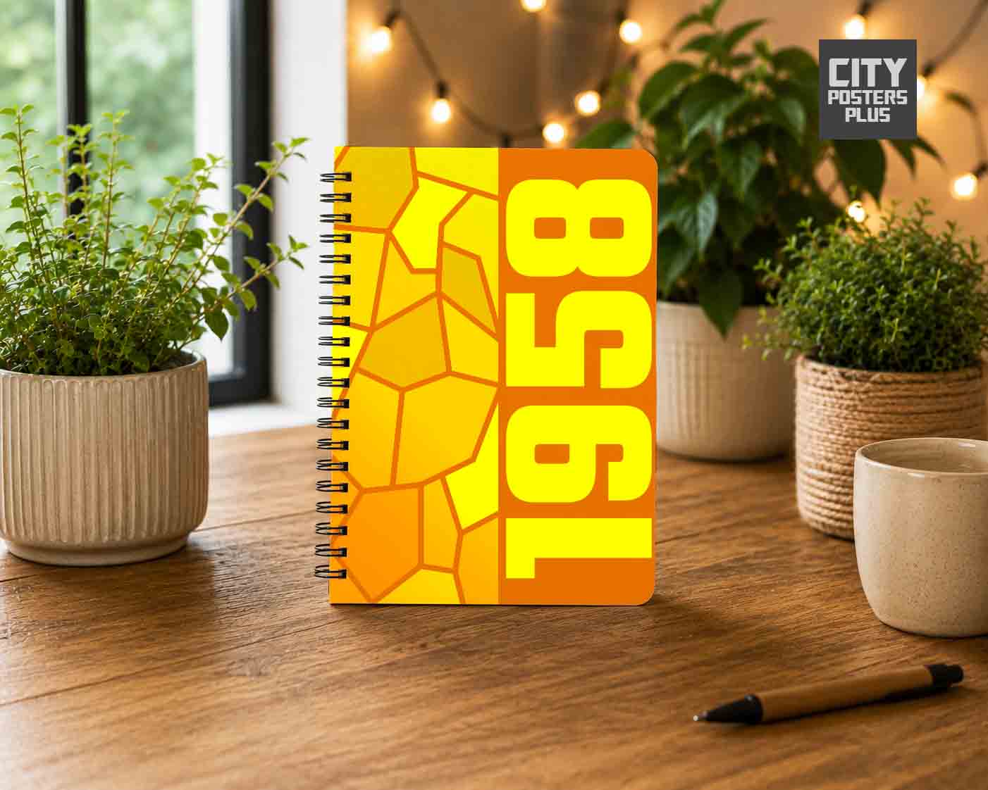 1958 Year Notebook (Orange)