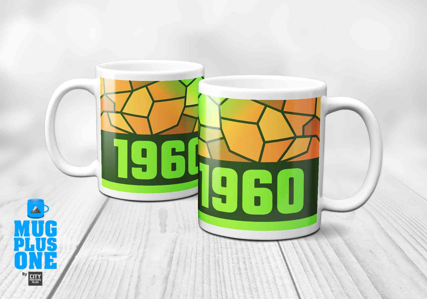 1960 Year Mug (11oz, Olive Green)