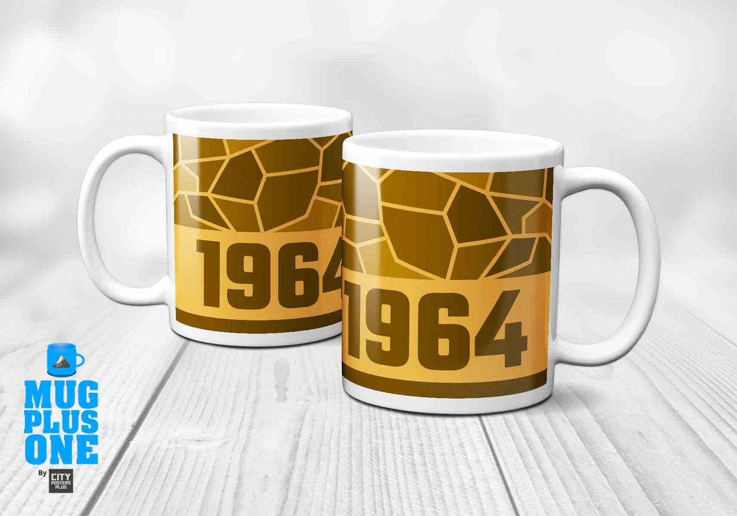 1964 Year Mug (11oz, Golden Yellow)