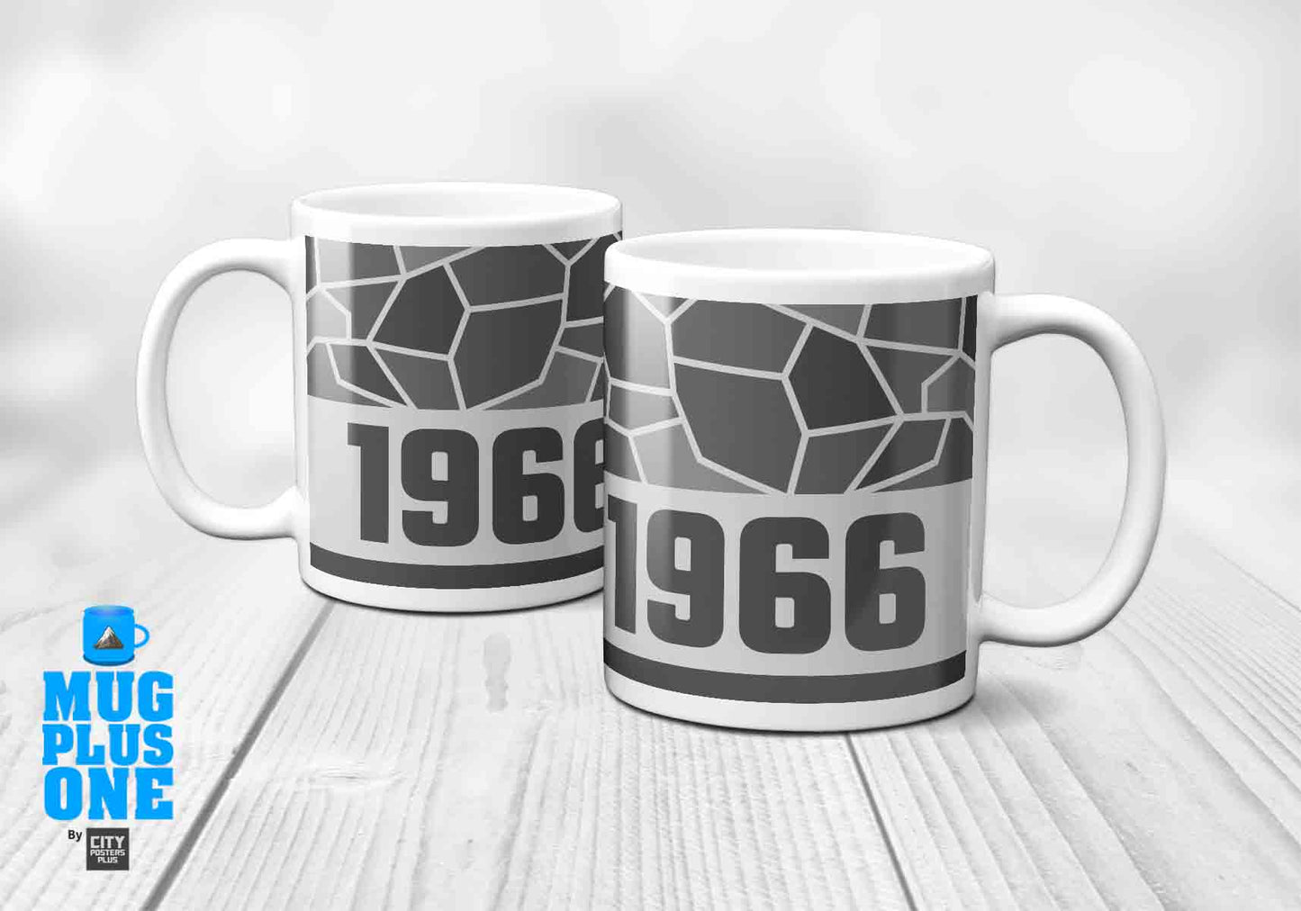 1966 Year Mug (11oz, Melange Grey)