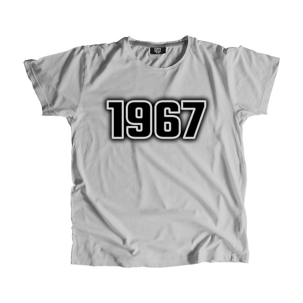1967 Vintage Heritage Year Men Unisex T-Shirt (Melange Grey)