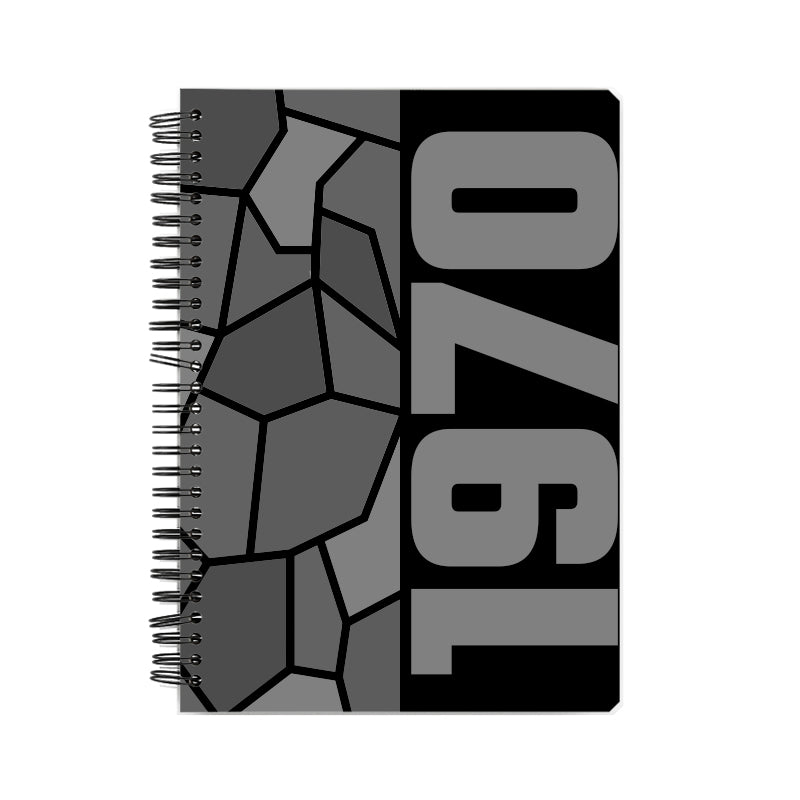 1970 Year Notebook (Black)