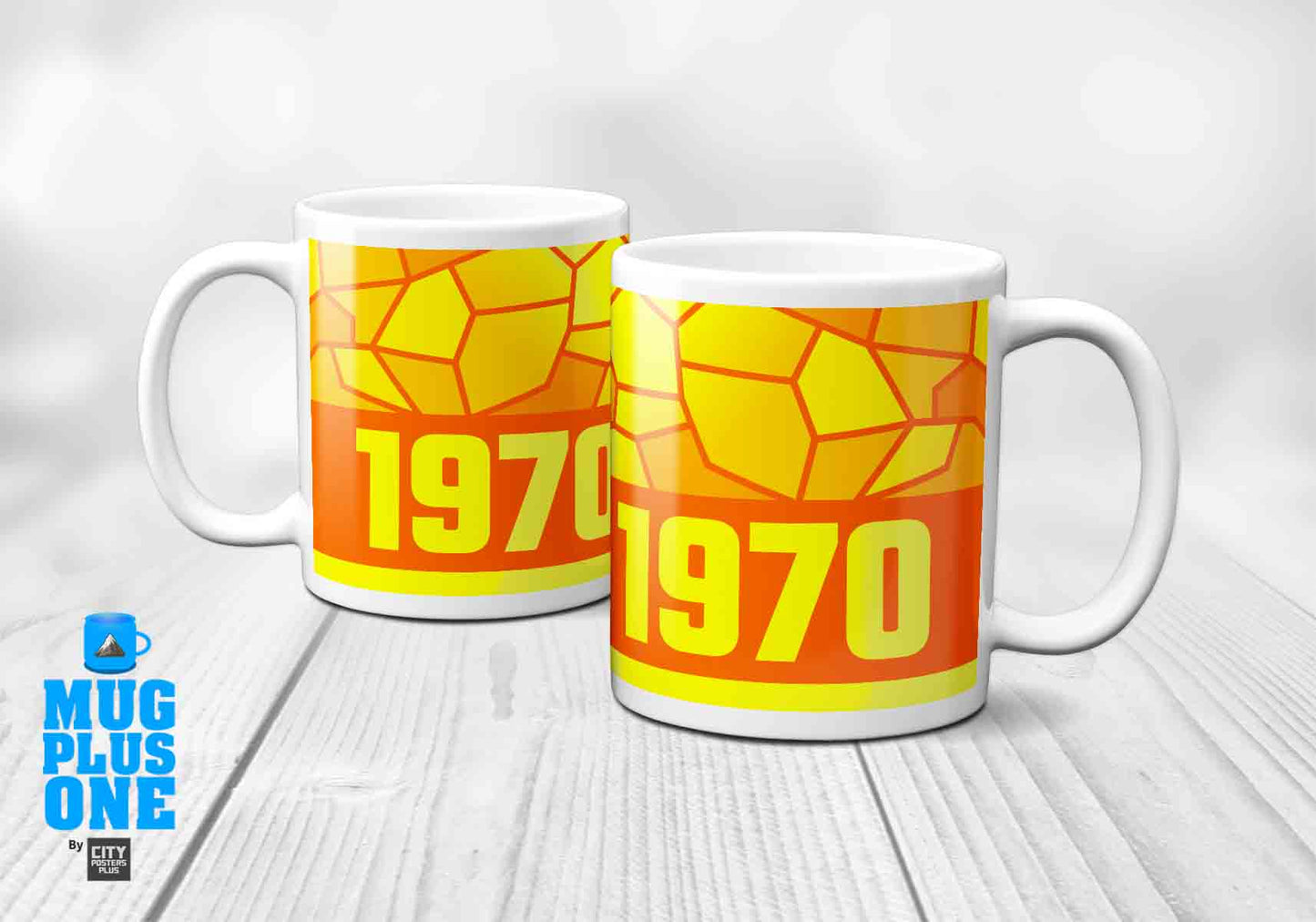1970 Year Mug (11oz, Orange)