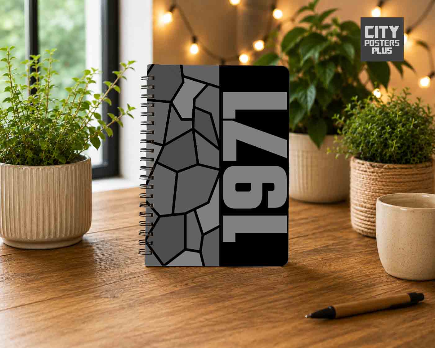1971 Year Notebook (Black)