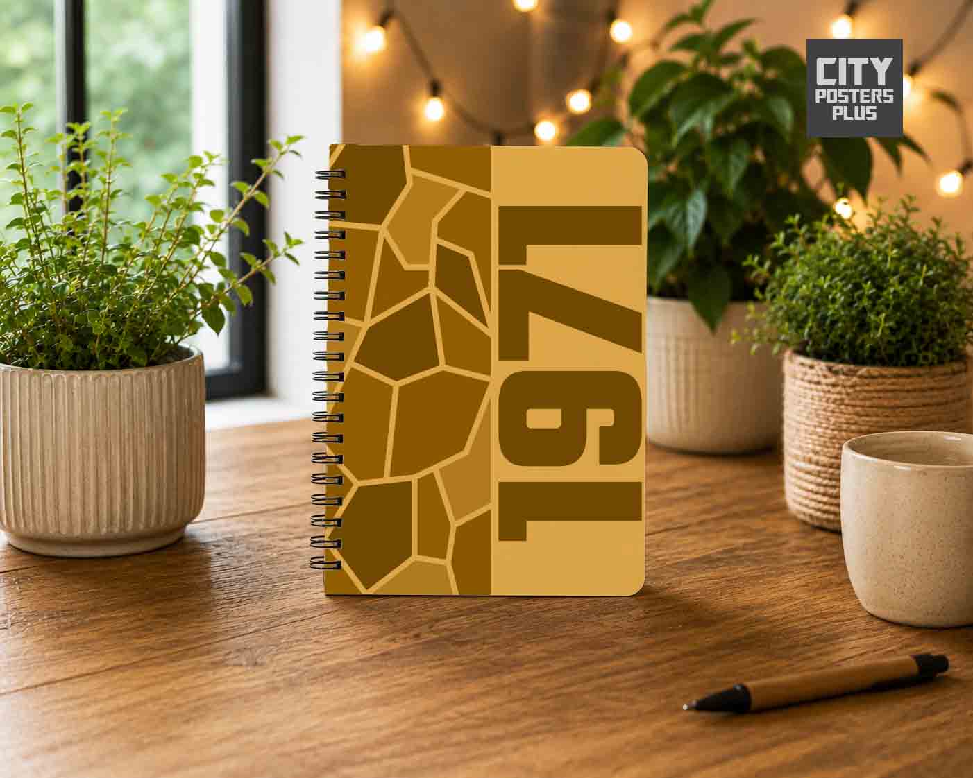 1971 Year Notebook (Golden Yellow)