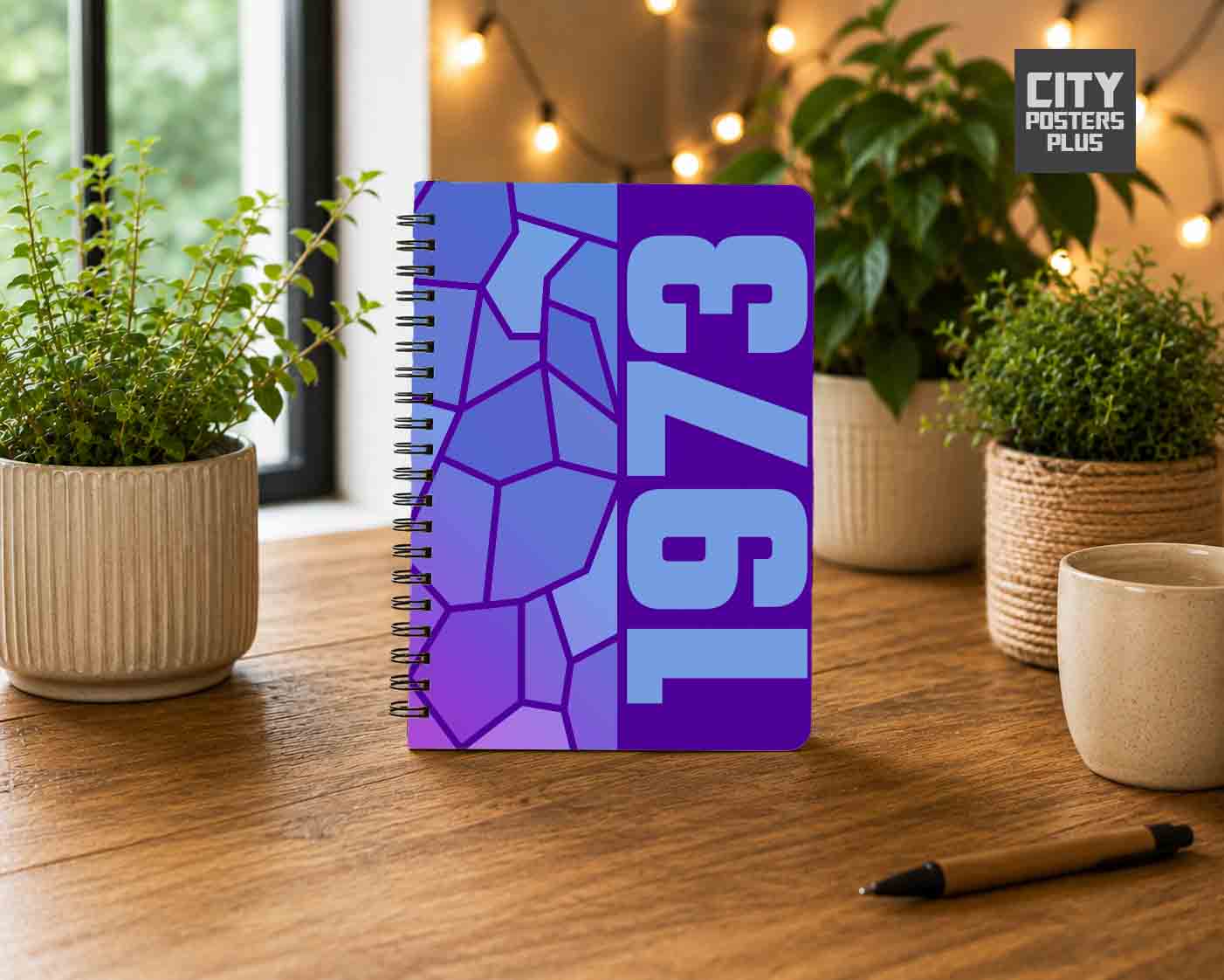 1973 Year Notebook (Purple)