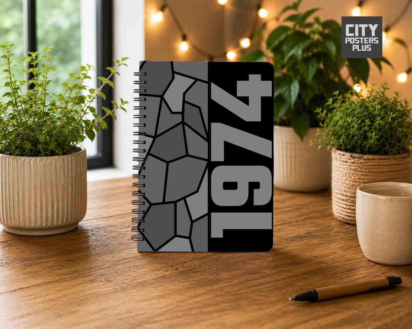 1974 Year Notebook (Black)