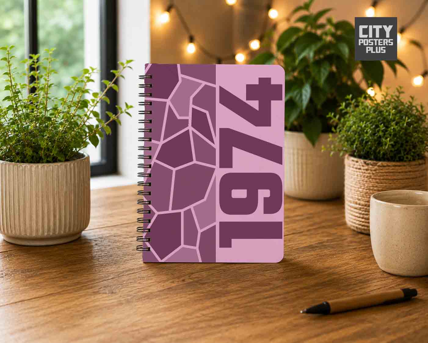 1974 Year Notebook (Light Pink)