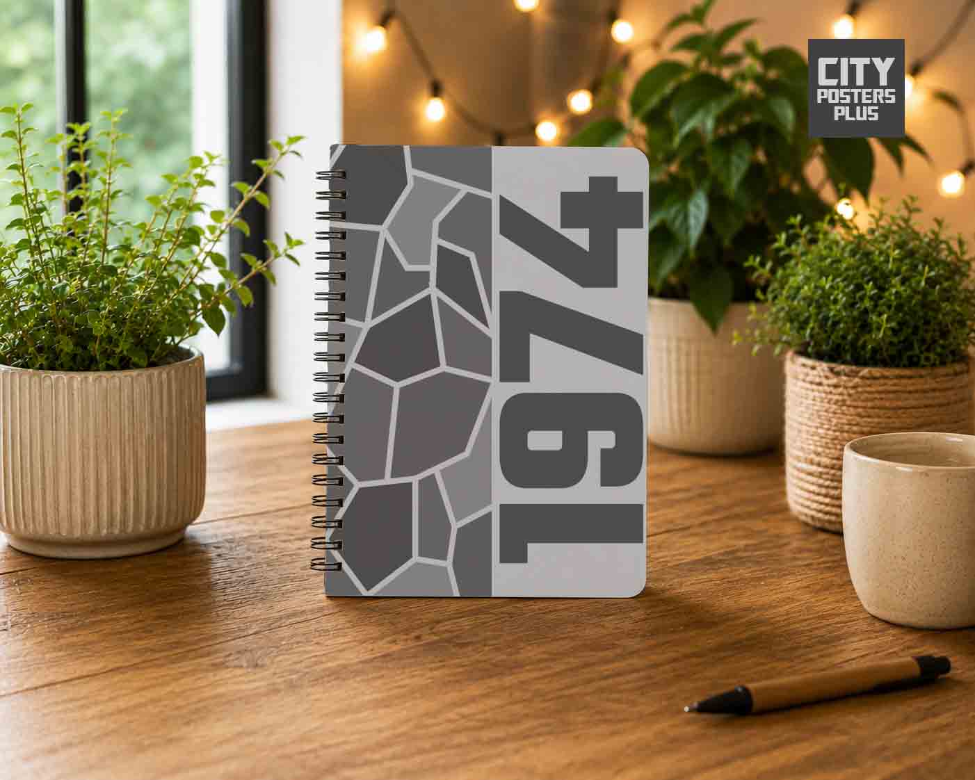 1974 Year Notebook (Melange Grey)