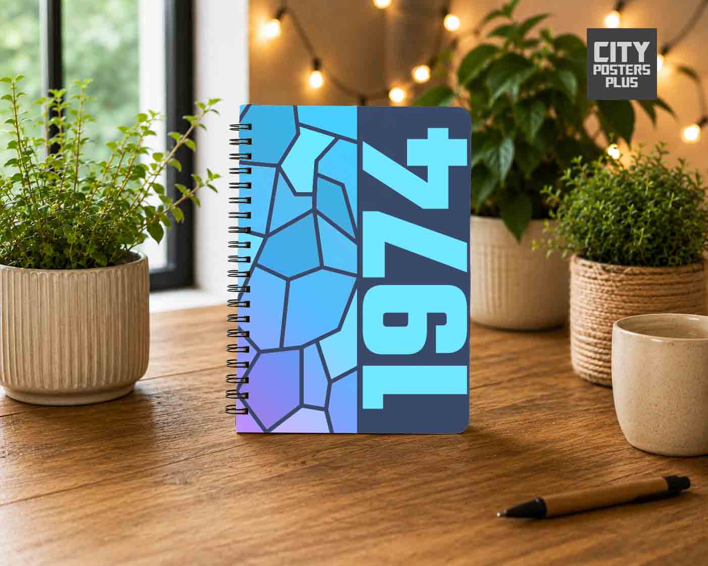 1974 Year Notebook (Navy Blue)