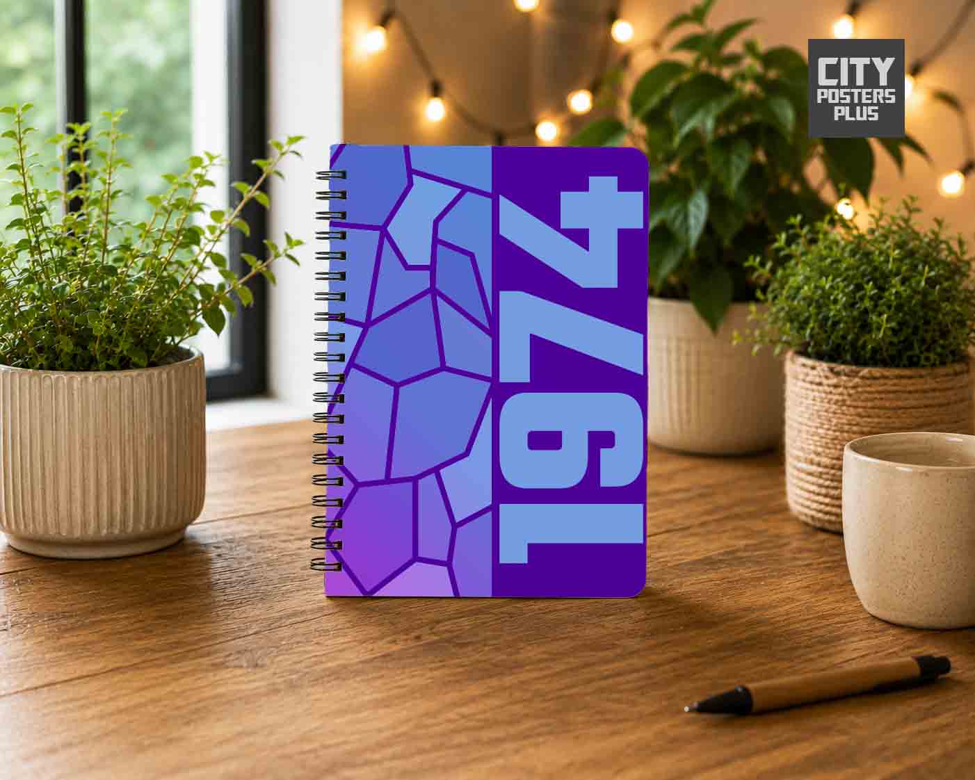 1974 Year Notebook (Purple)