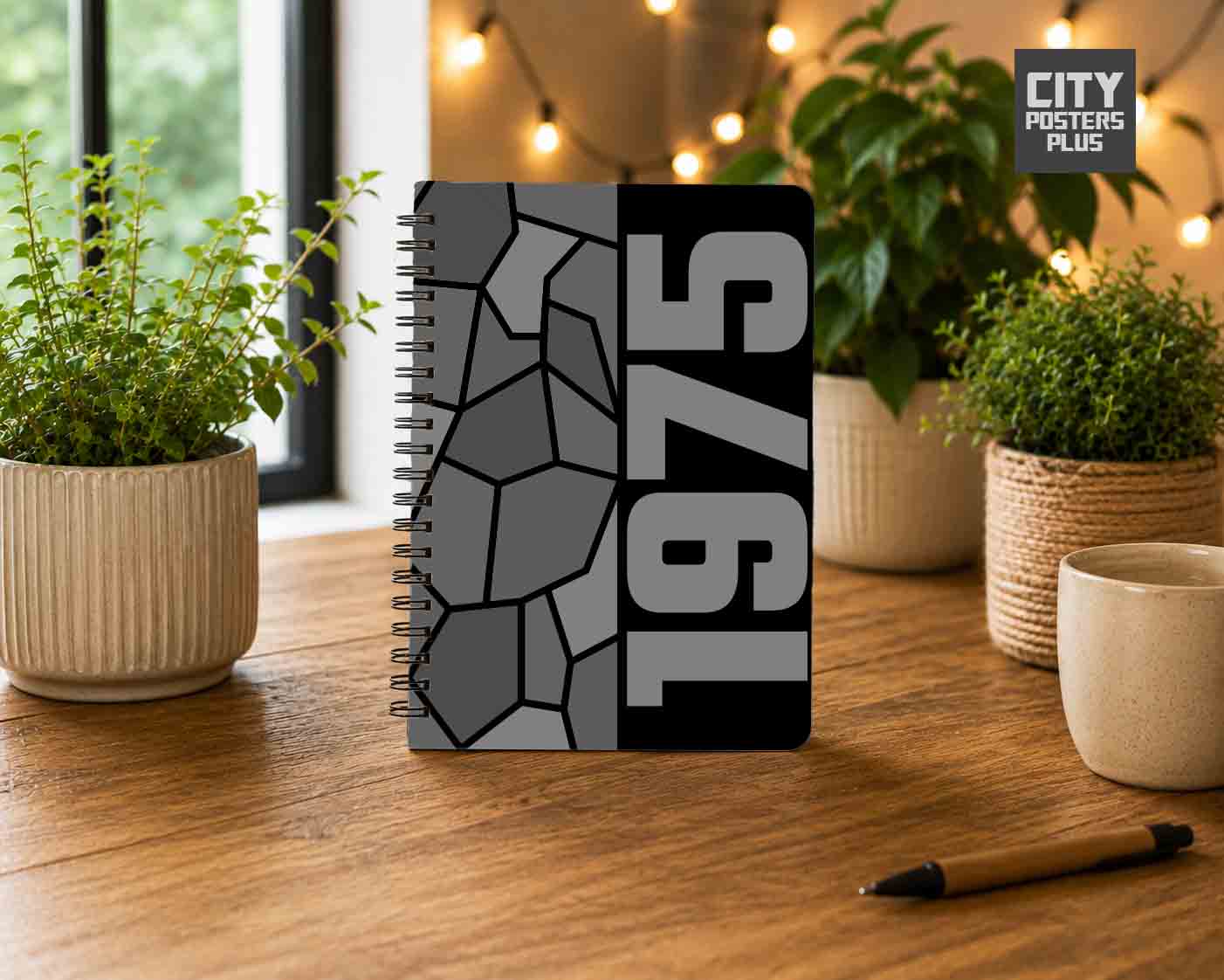 1975 Year Notebook (Black)