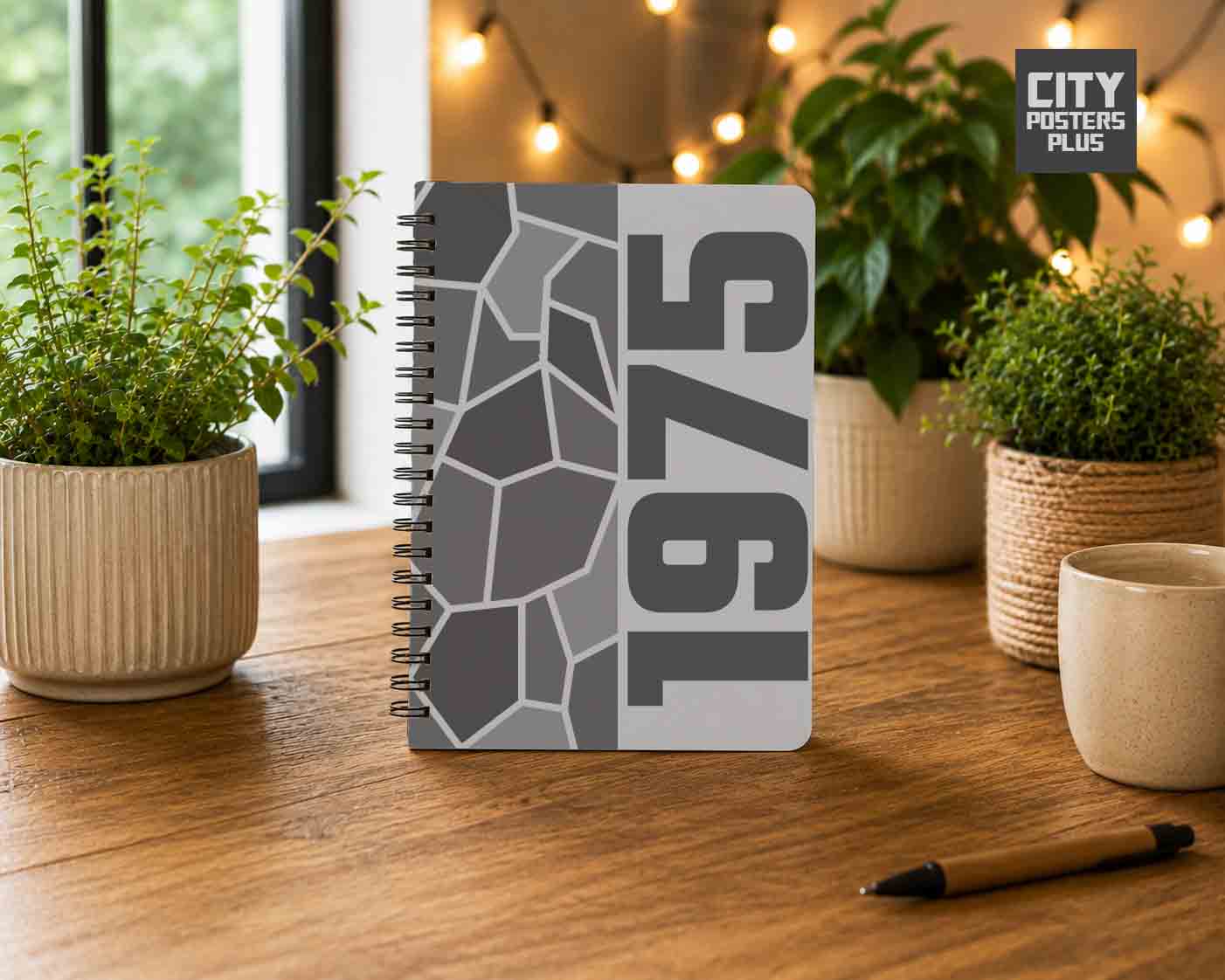 1975 Year Notebook (Melange Grey)