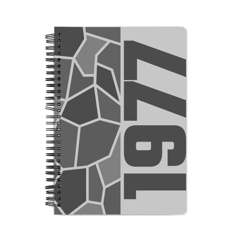 1977 Year Notebook (Melange Grey)