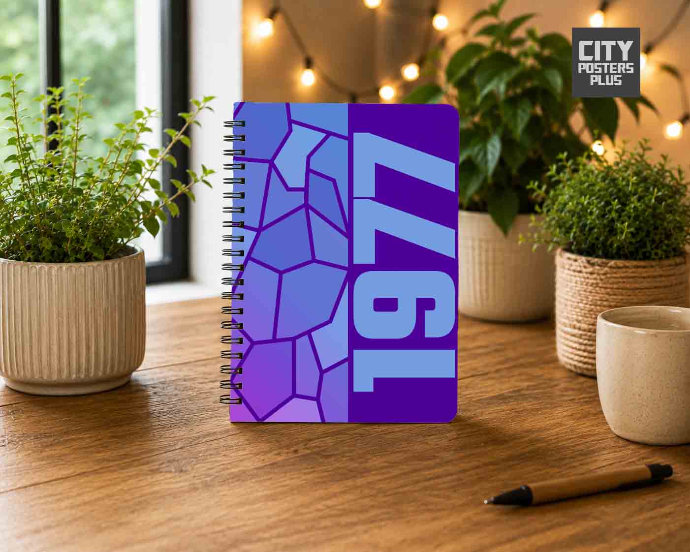 1977 Year Notebook (Purple)