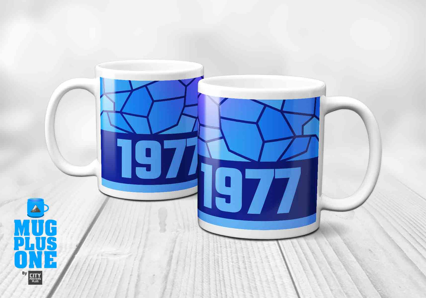 1977 Year Mug (11oz, Royal Blue)