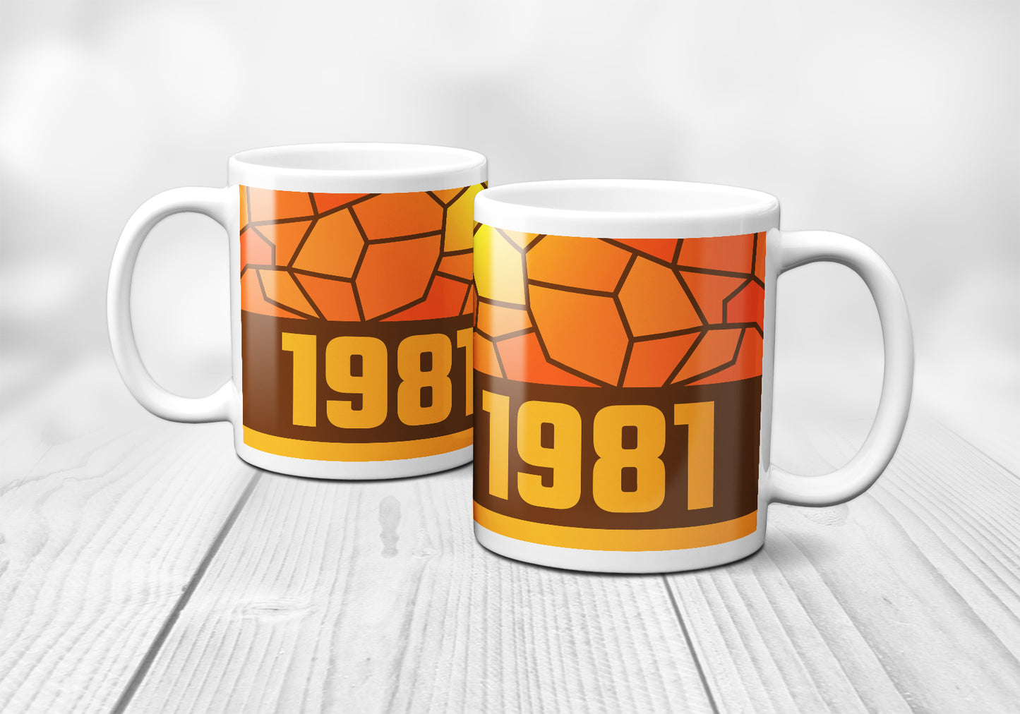 1981 Year Mug (11oz, Brown)