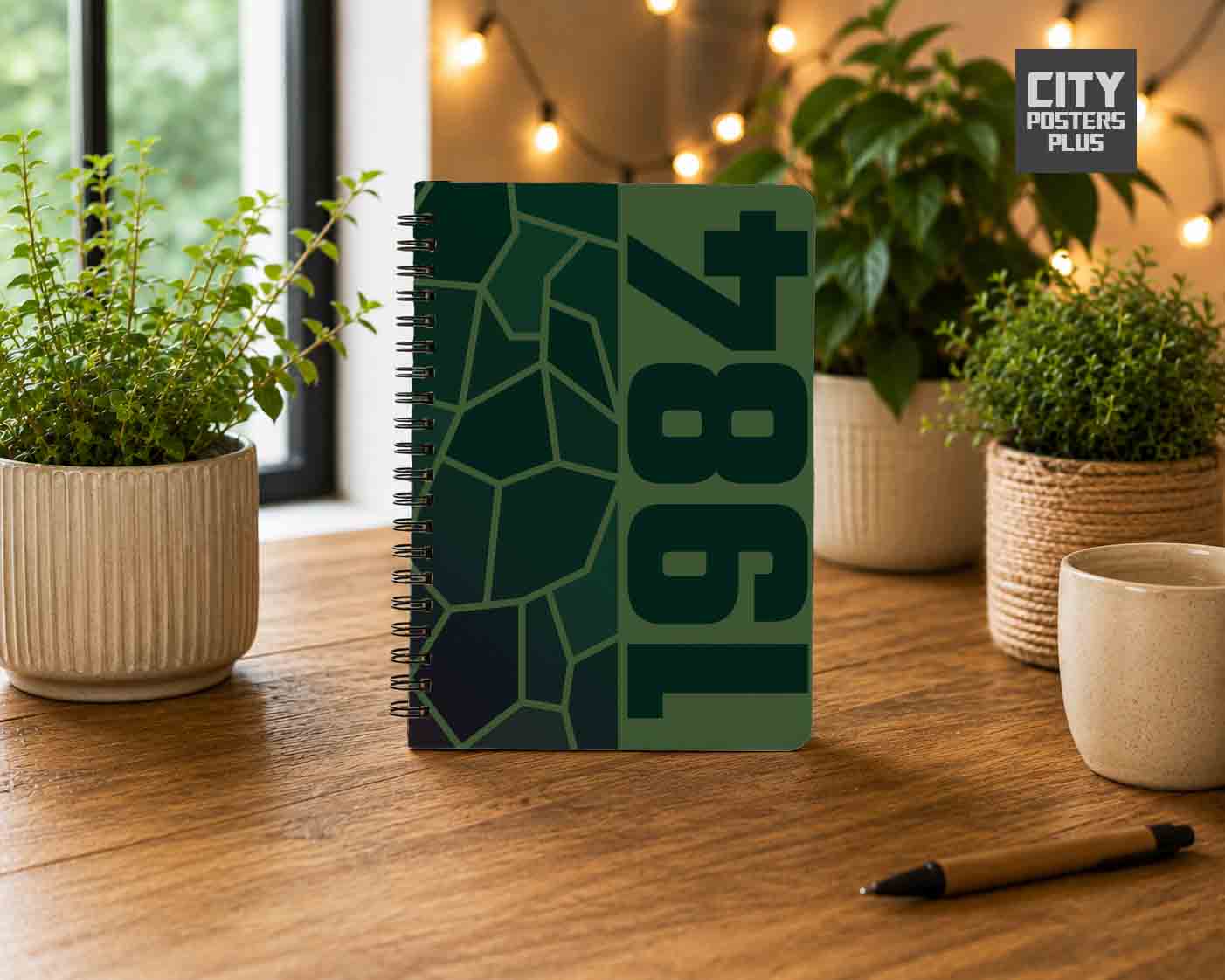 1984 Year Notebook (Olive Green)