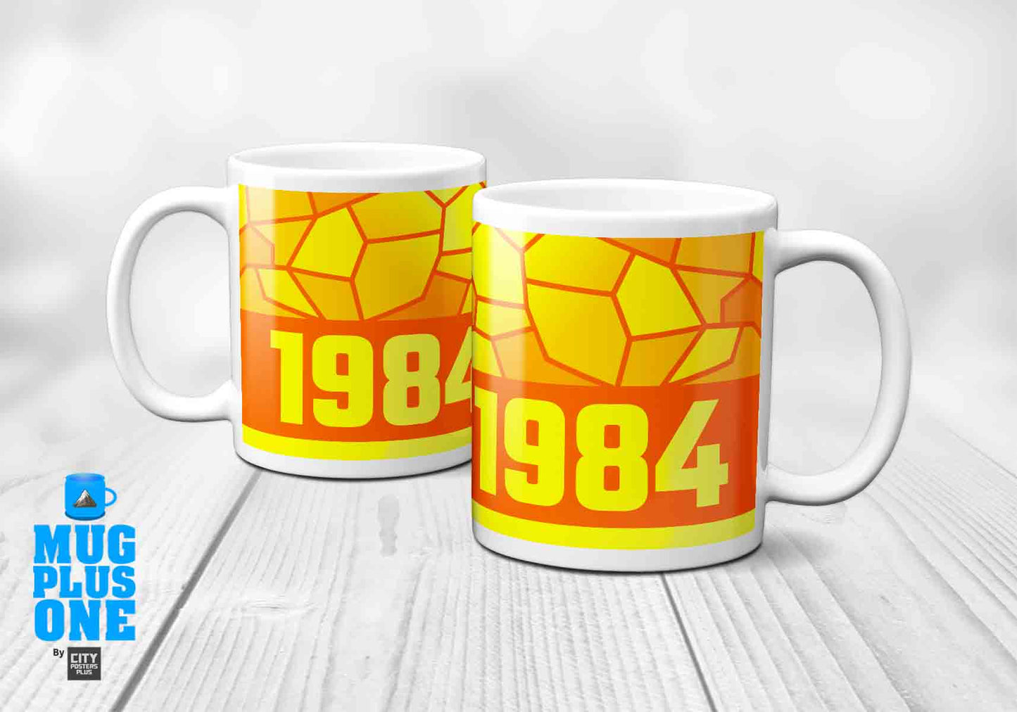 1984 Year Mug (11oz, Orange)
