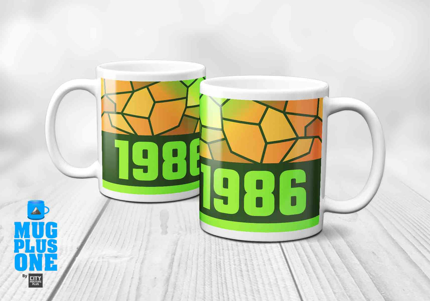 1986 Year Mug (11oz, Olive Green)