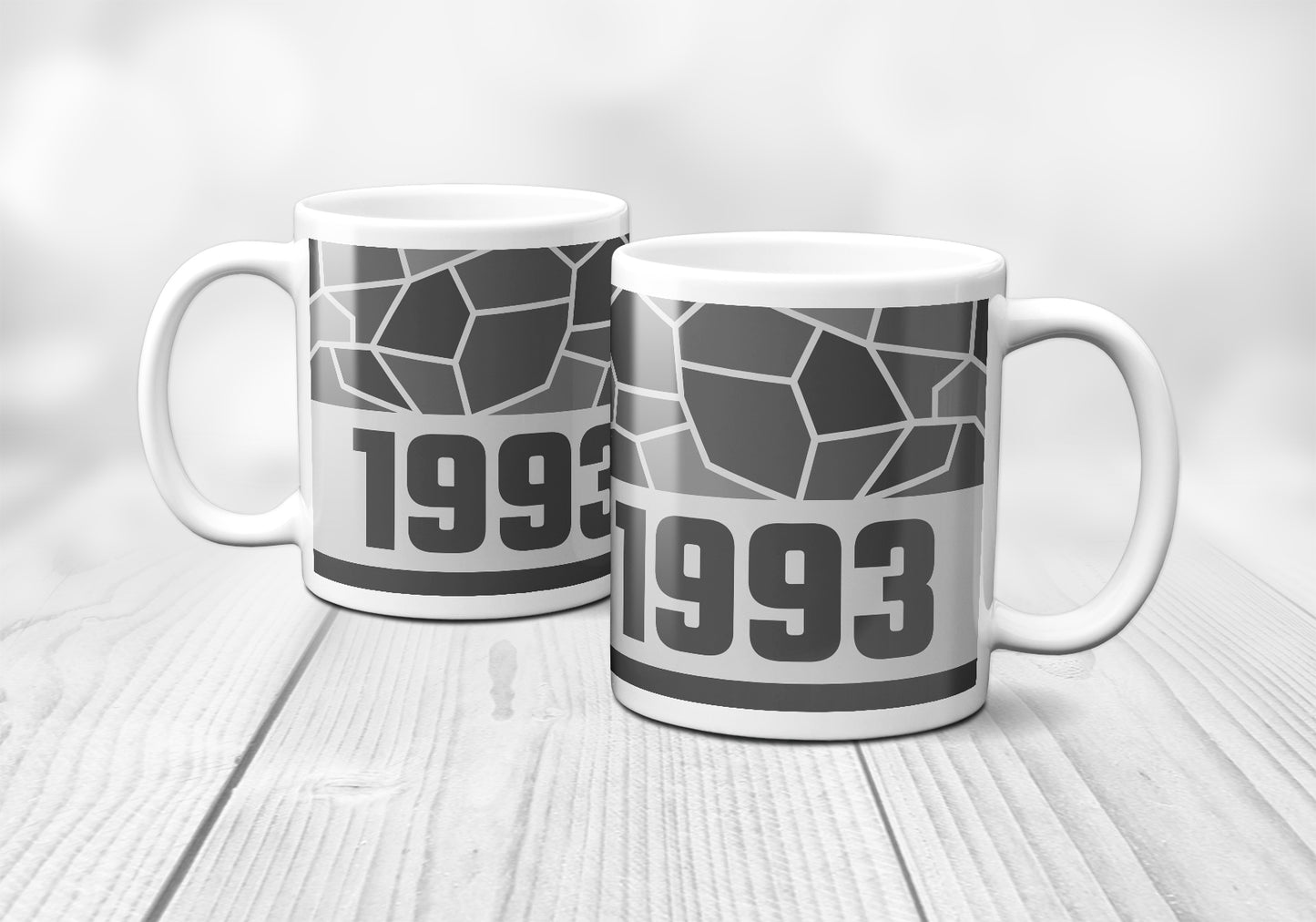 1993 Year Mug (11oz, Melange Grey)