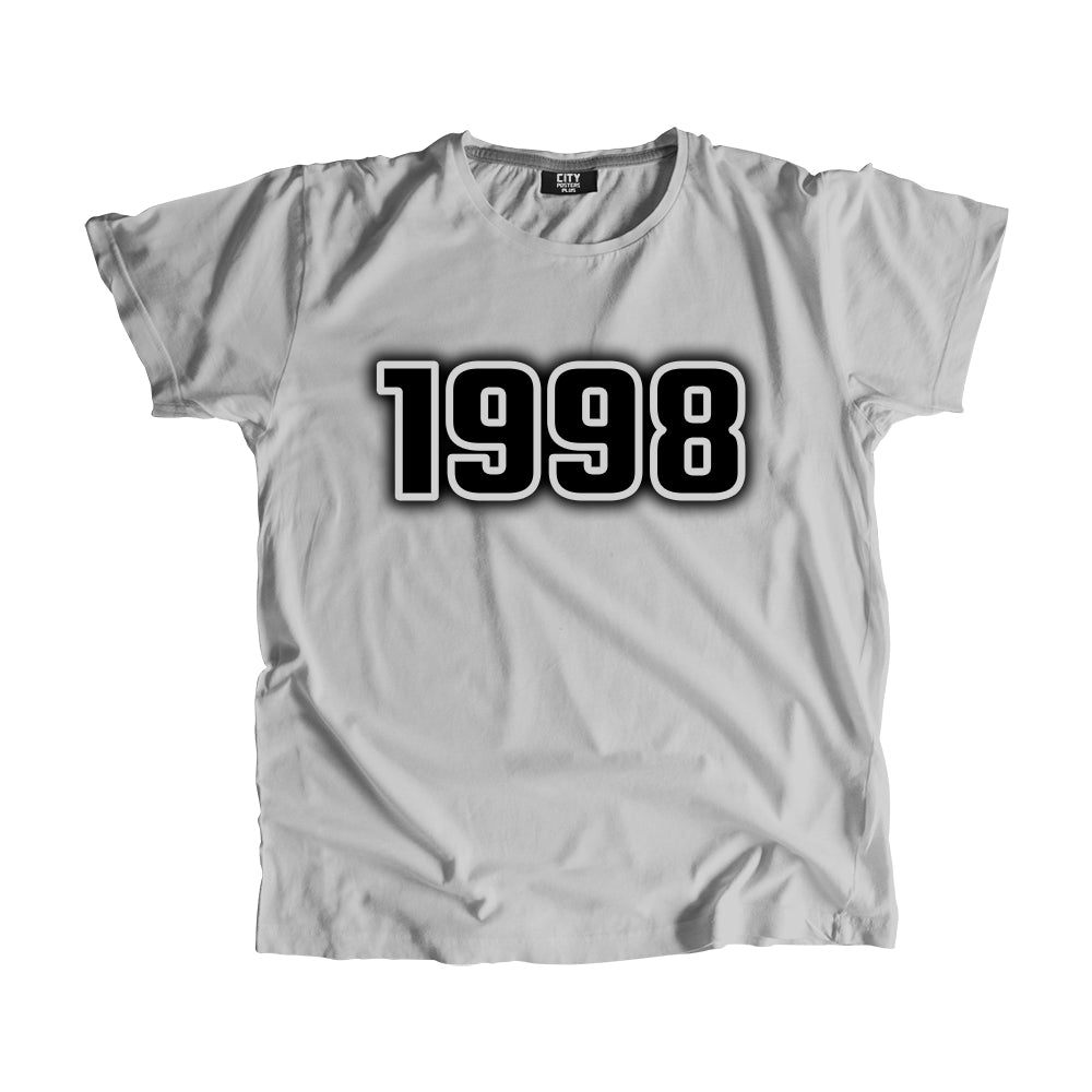 1998 Vintage Heritage Year Men Unisex T-Shirt (Melange Grey)