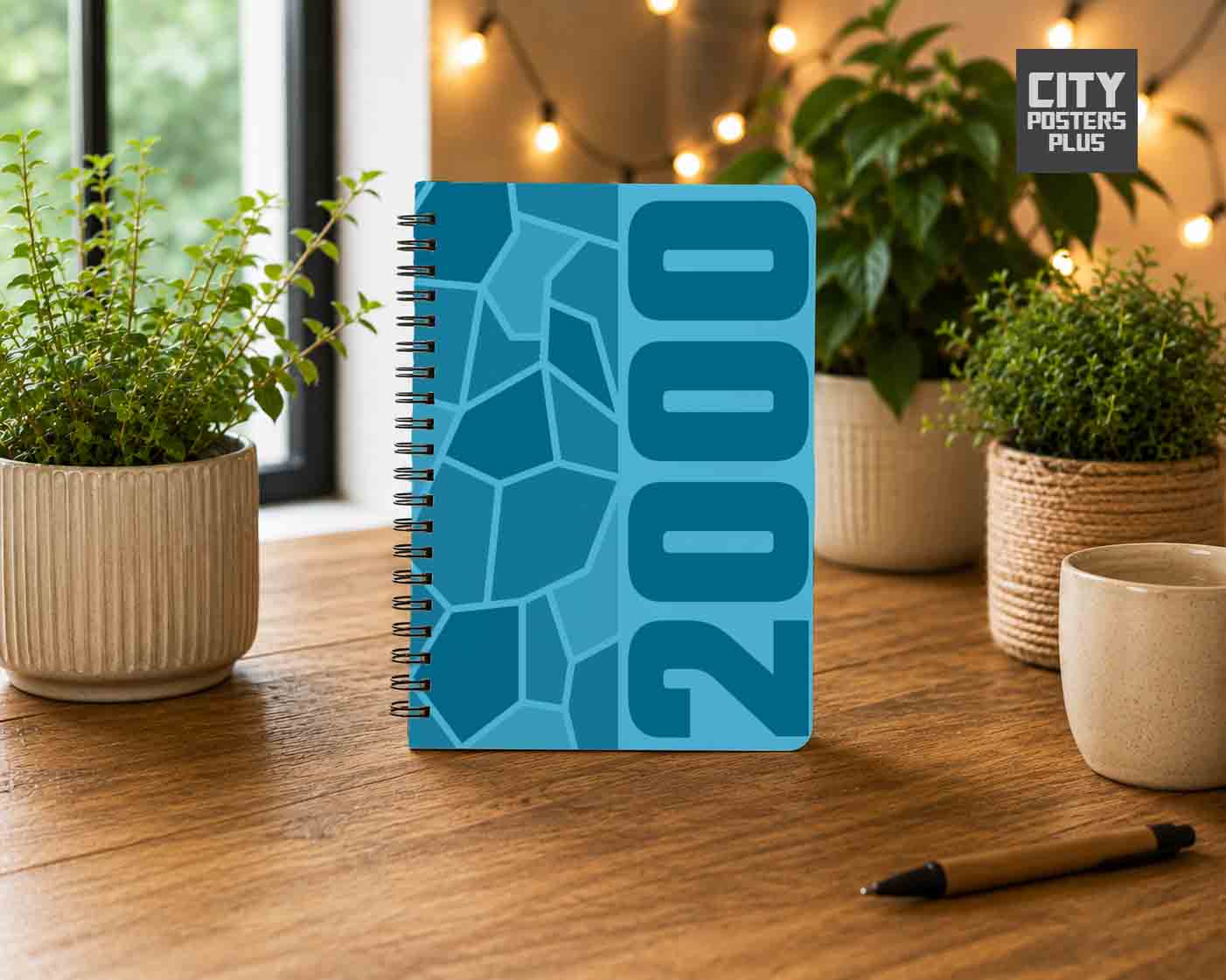 2000 Year Notebook (Sky Blue)