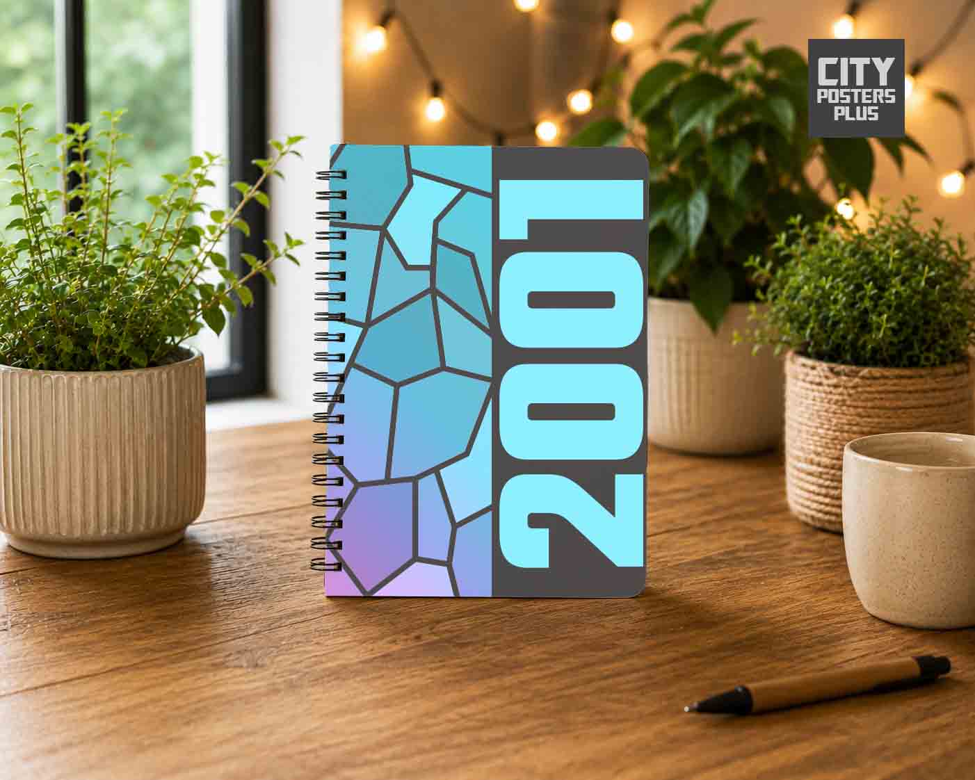 2001 Year Notebook (Charcoal Grey)