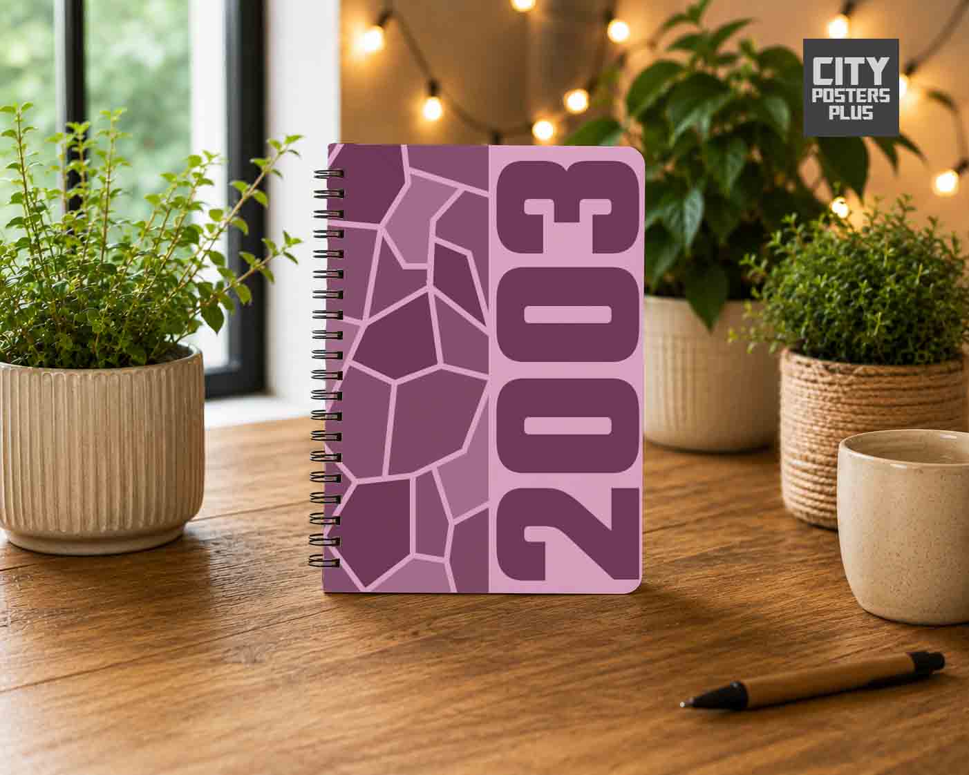 2003 Year Notebook (Light Pink)