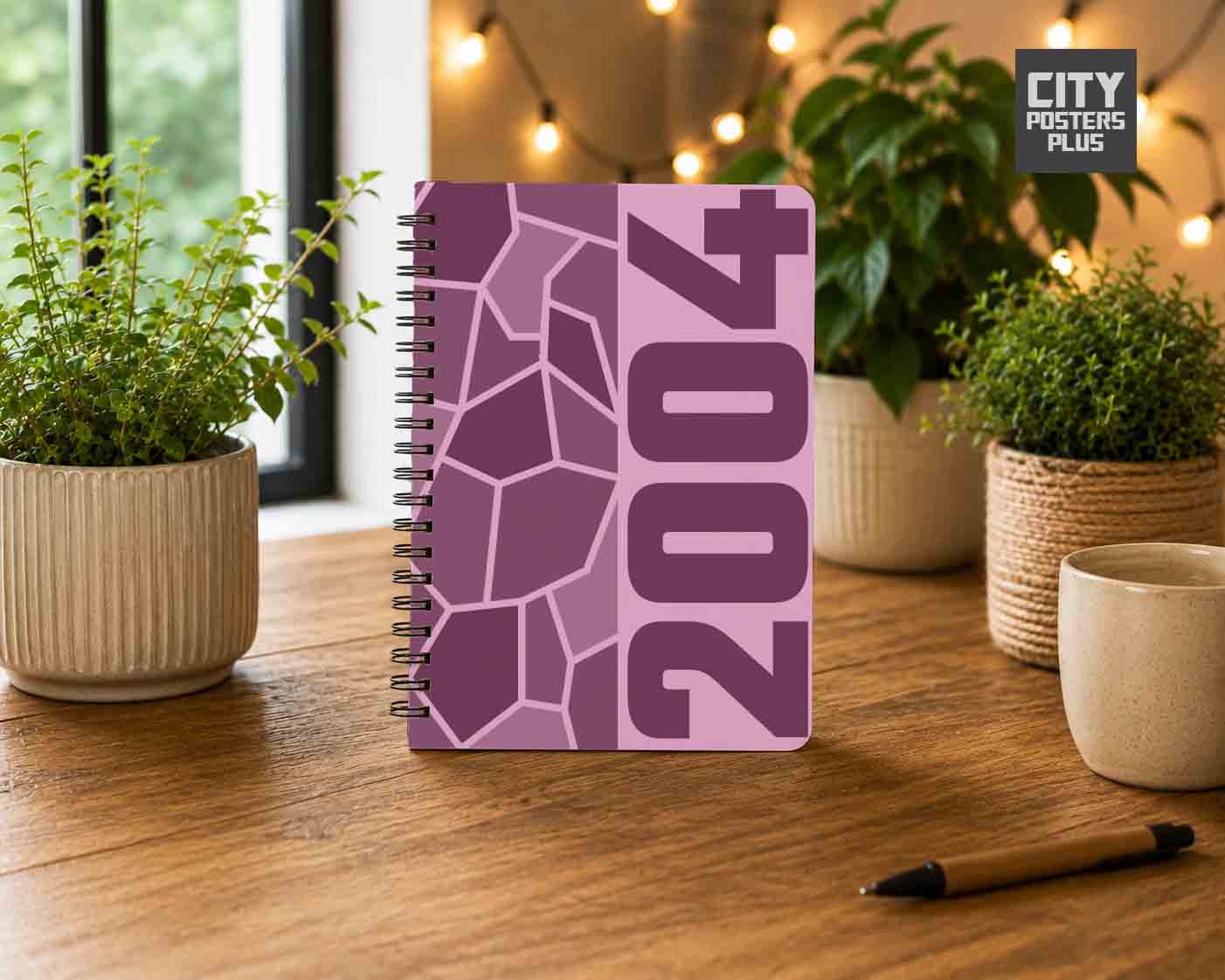 2004 Year Notebook (Light Pink)