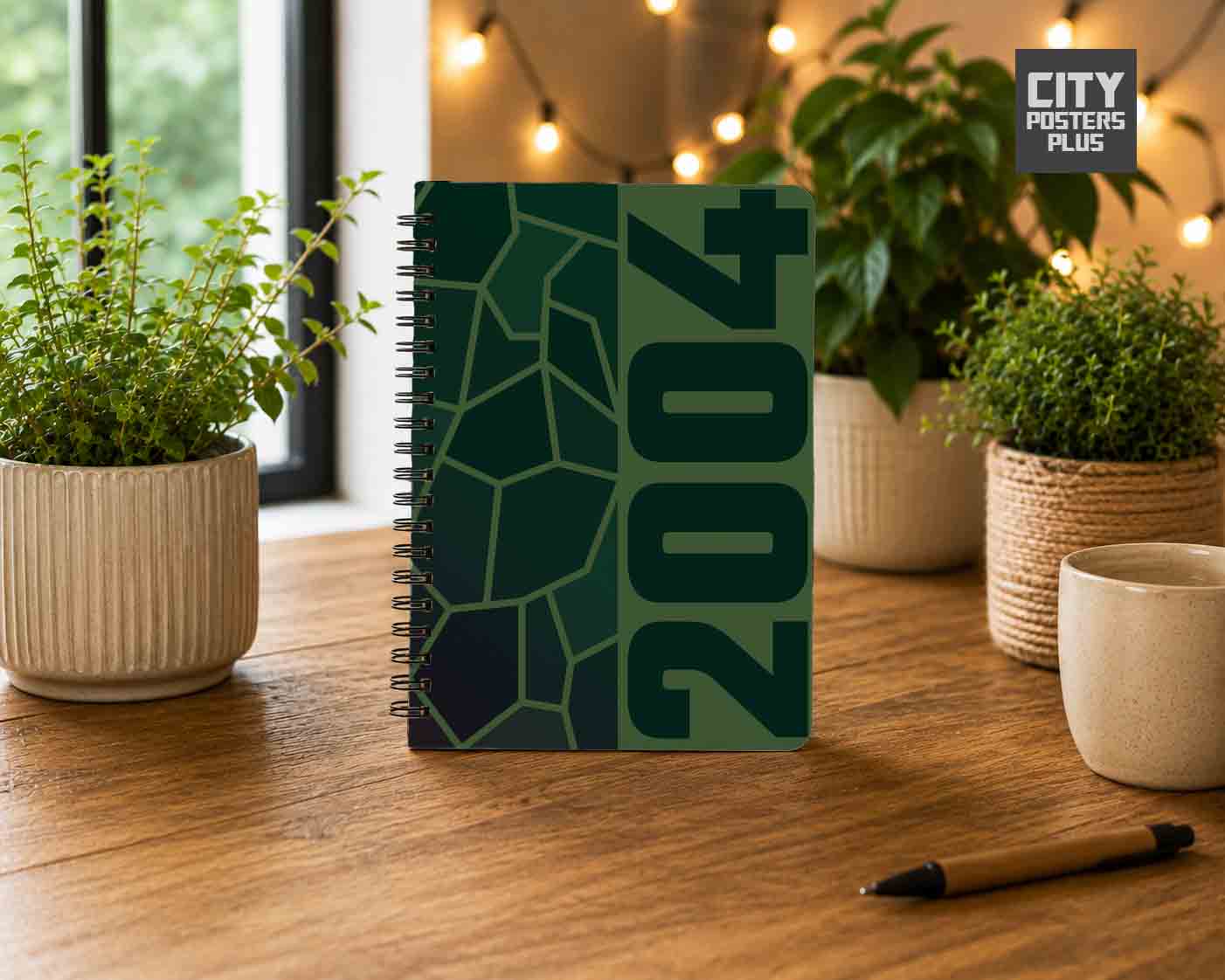 2004 Year Notebook (Olive Green)