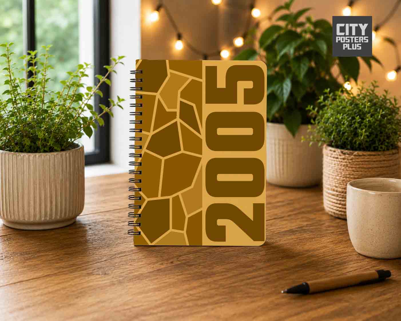 2005 Year Notebook (Golden Yellow)